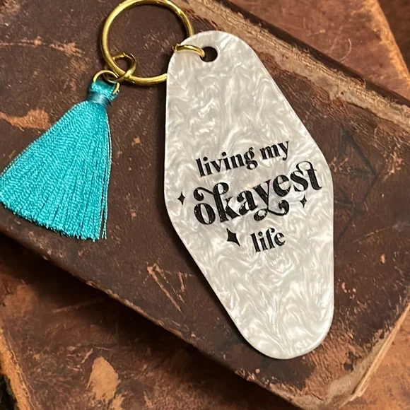 Accessories Nip Boutique Living My Okayest Life Hotel Keychain